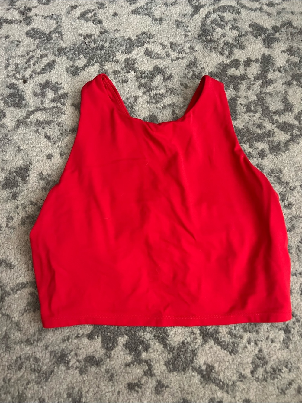 CRZ YOGA Red Crop Tank Top